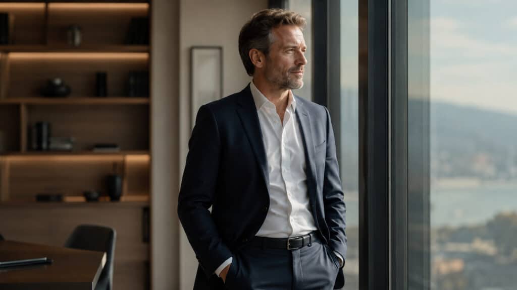 finanzpsychologie_nachdenklicher_blick_im_modernen_Büro